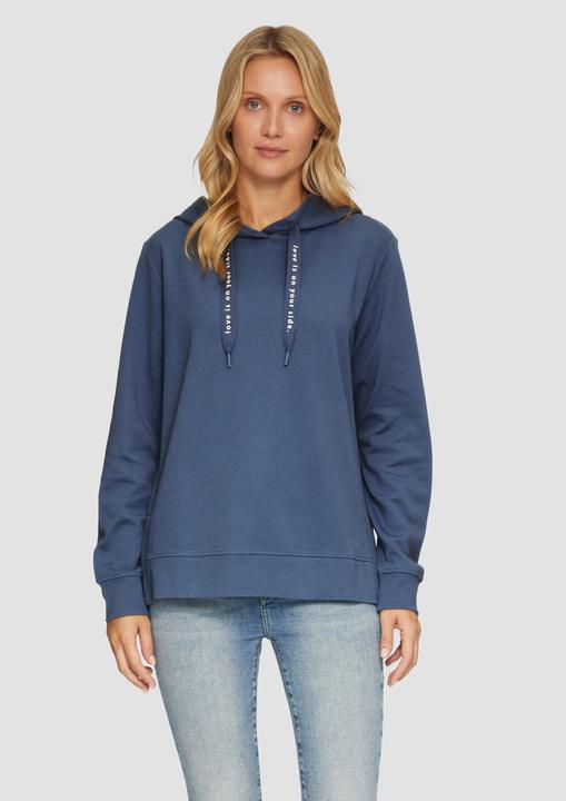 Produktbild s.Oliver Sweatshirt Sweatshirt mit Kapuze im Relaxed Fit (46)