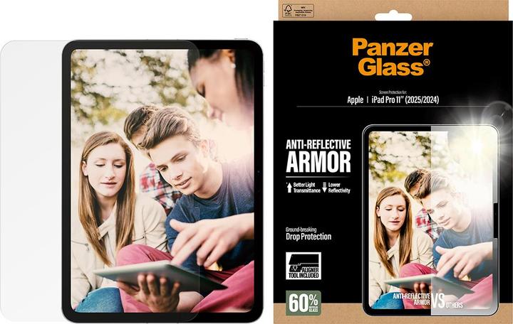 Image du produit PanzerGlass AntiReflective Armor Screen Protector iPad Pro 11 (1 pcs, Apple iPad Pro 11 2018, Apple iPad Pro 11 2020, Apple iPad Pro 11 2021, Apple iPad Pro 11 2022)