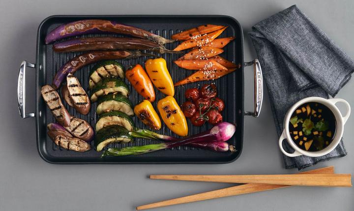 Produktbild Le Creuset Grillplatte mit Rillen (Grillpfanne, Aluminium, 35 x 8 cm)