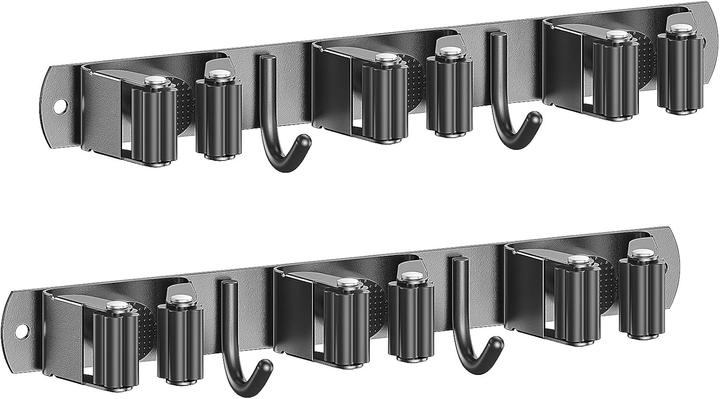 Radikor Selbstklebende Wandhalterung für Besen und Geräte (2er Set)