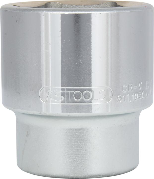 Actual product image KS Tools 1" hexagon socket short (50 mm)