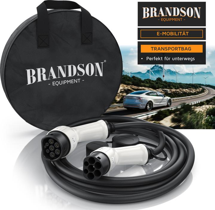 Produktbild Brandson Autoladekabel (Typ 2, 22 kW, 32 A, 5 m)