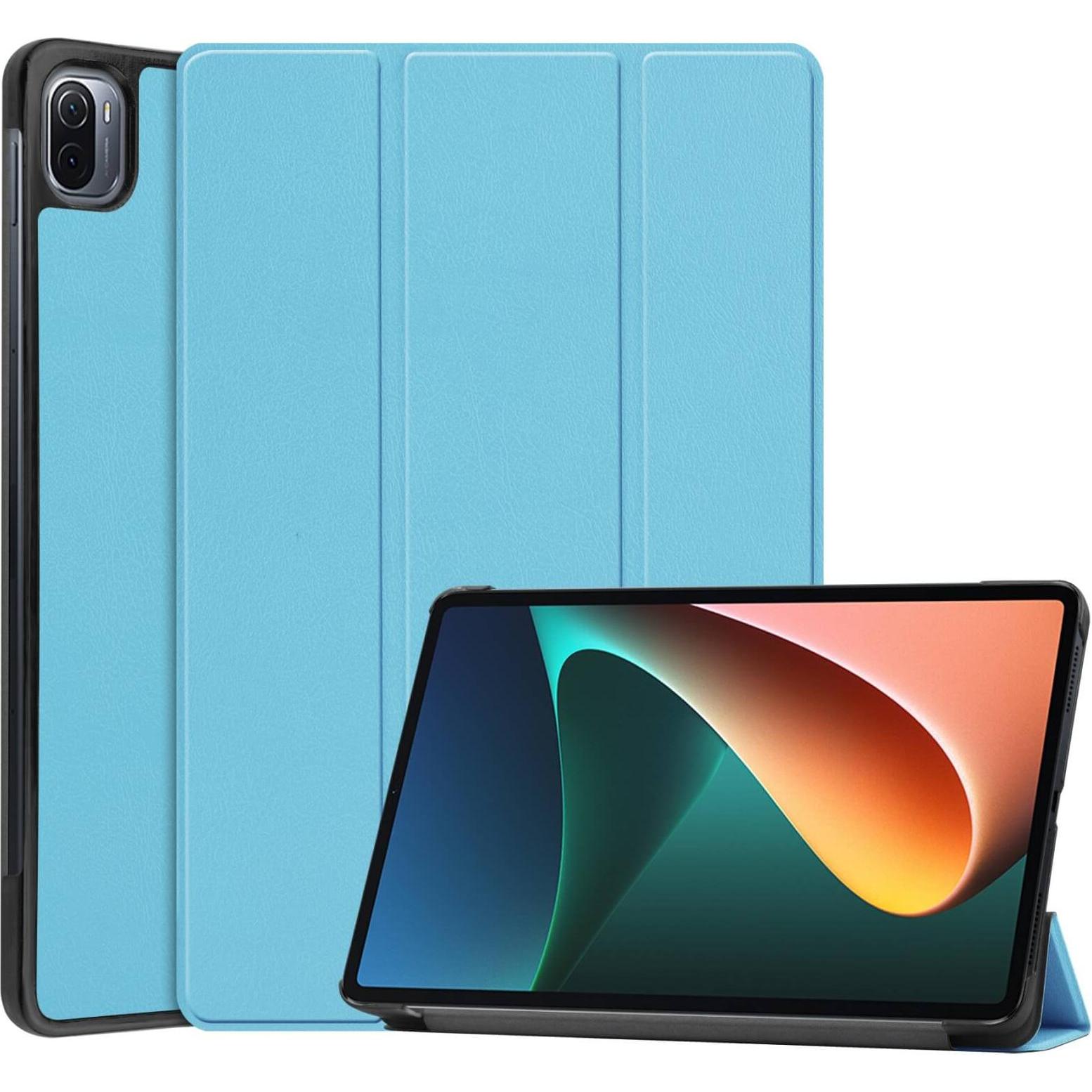 Cover-Discount Xiaomi Pad 5 - Tri-fold Smart Case hellblau (Xiaomi Pad 5), Tablet Hülle, Blau