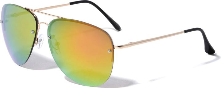 Arancione Rosso, Argento, Specchio luminoso