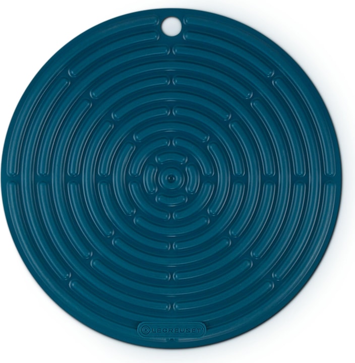 Le Creuset 93000230642200 TOPFLAPS ROUND CLASSIC blu profondo-verde (Silicone)