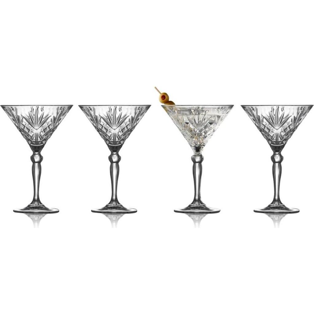Lyngby Bicchiere da cocktail Melodia 4 pezzi, 21 cl, Bicchieri da cocktail, Trasparente