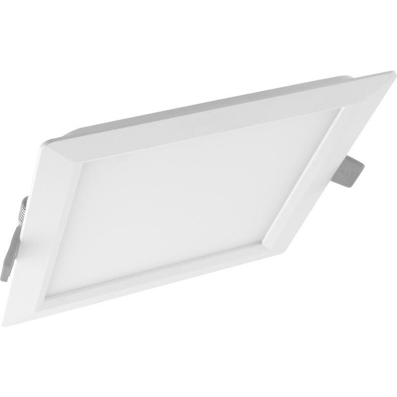 Ledvance, Wandleuchte + Deckenleuchte, LED Downlight Einbauleuchte flach Downlight Slim square 210 18W/3000K WT 18W 3000...
