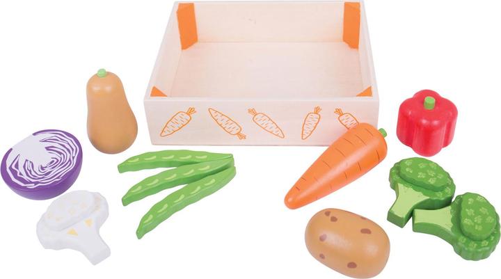 Produktbild Bigjigs Holzkiste mit Gemüse