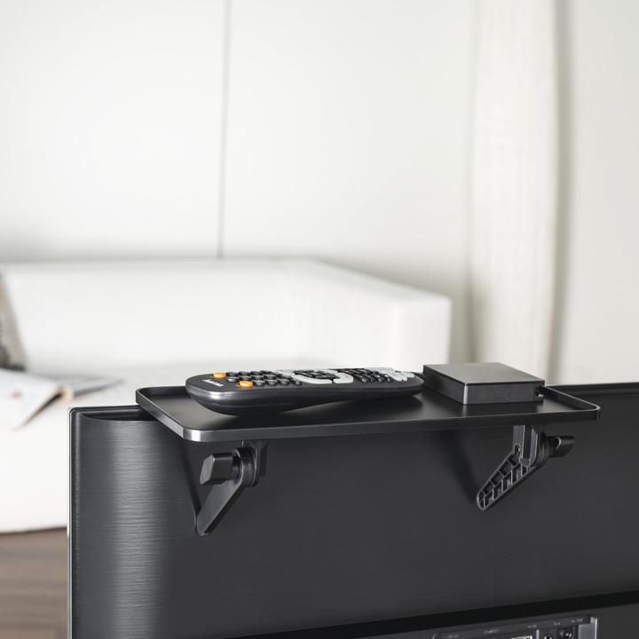 Image du produit Hama Étagère universelle pour écran de télévision et moniteur, 30,0 x 12,7 cm, noir