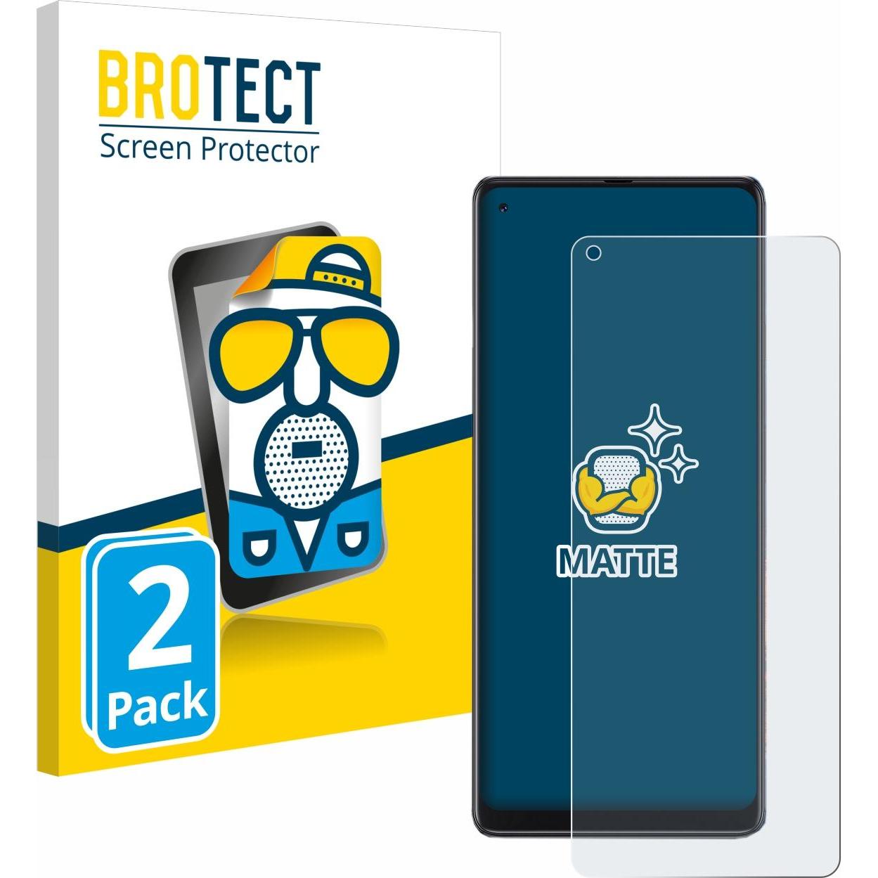 BROTECT Pellicola protettiva antiriflesso opaca (2 pz., Cubot MAX3), Pellicola protettiva smartphone, Grigio