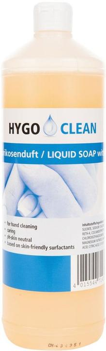 Produktbild Hygoclean Handwaschseife mit Aprikosenduft, 1 Liter (Flüssigseife, 1000 ml)