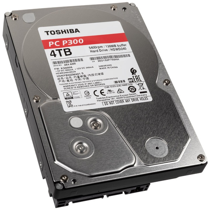 Actual product image Toshiba P300 (4 TB, 3.5", SMR)