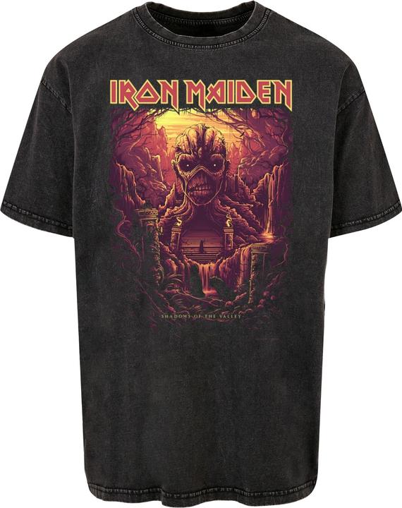 Produktbild Merchcode Iron Maiden - Mummy Acid Washed Heavy Oversized Tee - 114469 (S)