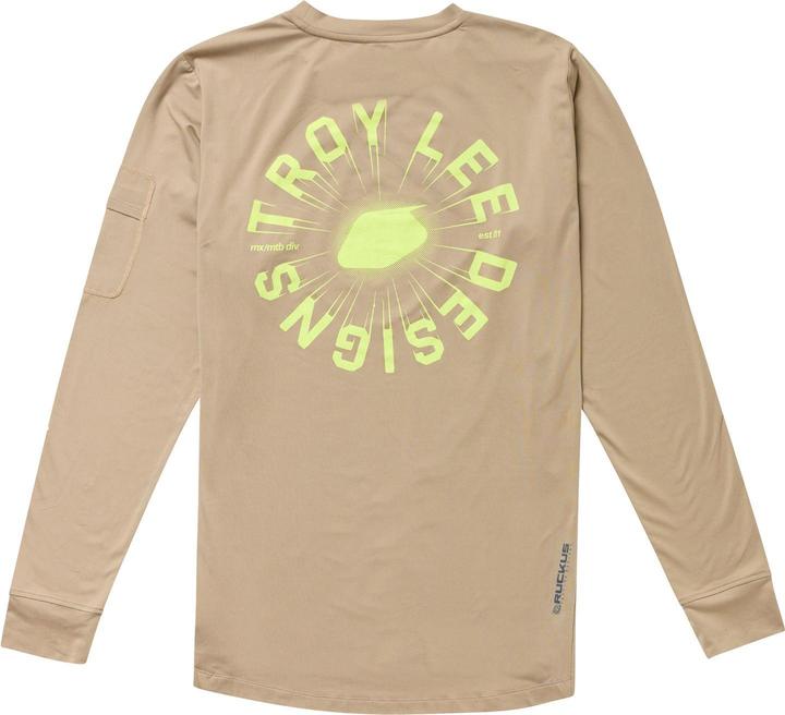 Immagine prodotto Troy Lee Designs Ruckus Long Sleeve Ride Tee, The Fuzz, timber, XL (XL)