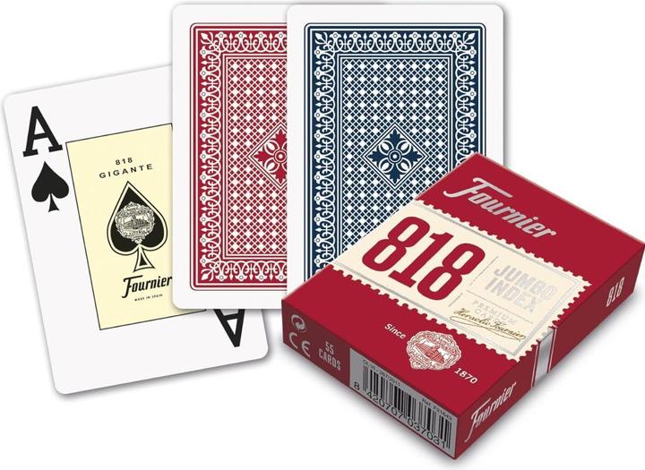 Produktbild Bicycle Karten 818 - Rot/Blau (2 Jumbo -Index)