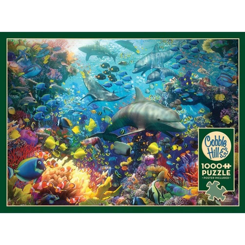Thumbnail - Cobble Hill Vibrant Sea (1000 Teile)