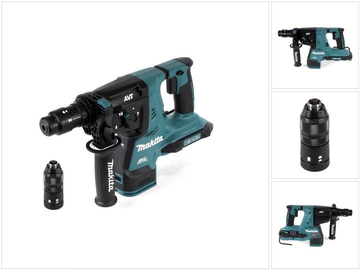 Produktbild Makita DRILL AND ASSESSMENT HAMMER SDS-PLUS 2x18V 2.9J WITHOUT BATTERIES AND CHARGER + HOLDER DHR281 (Akkubetrieb)