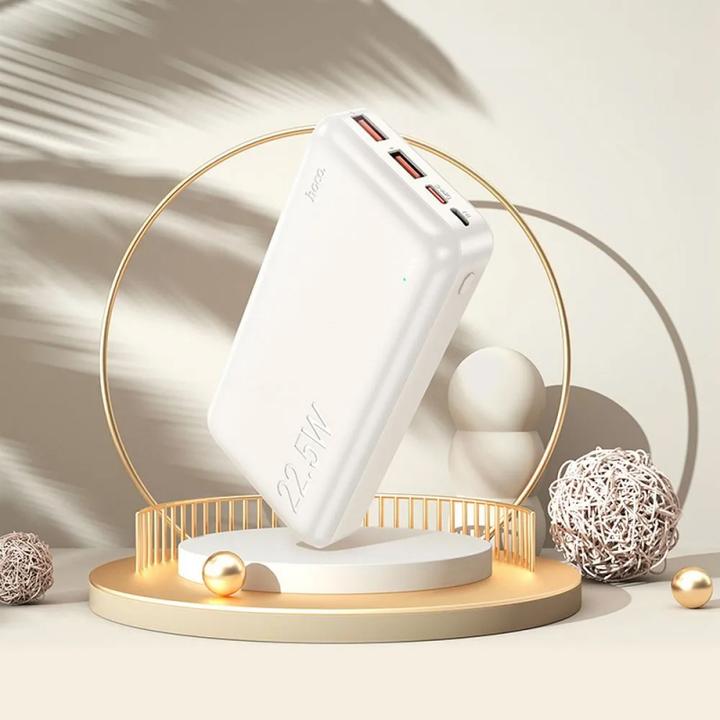 Actual product image Hoco External battery Power Bank J101A PD 20W+Quick Charge 3.0 22.5W 20000mAh white