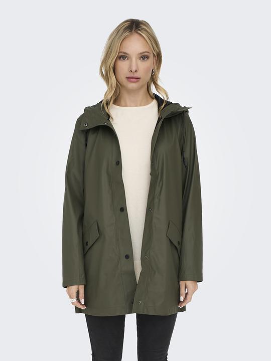 Produktbild Only Einfarbiger Regenjacke Regenmantel