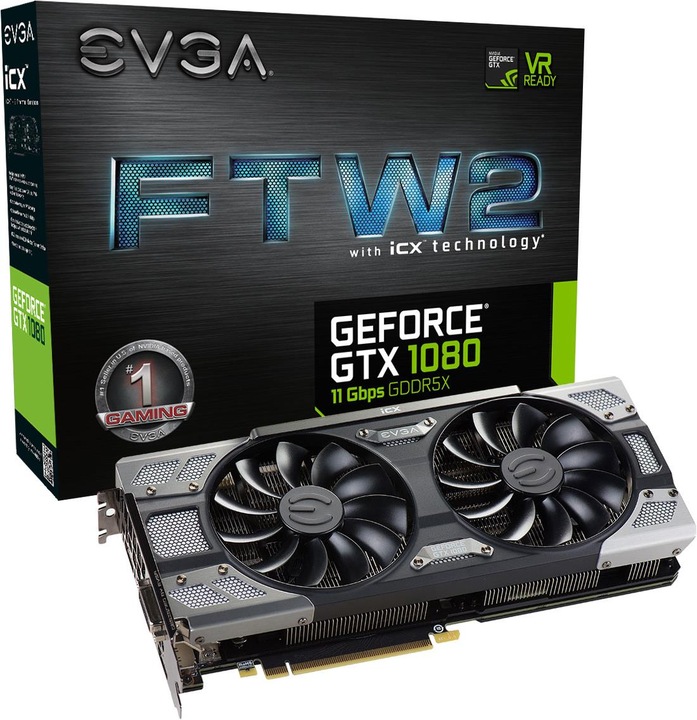 Immagine prodotto EVGA GeForce GTX 1080 FTW 2 Gaming (8 GB)