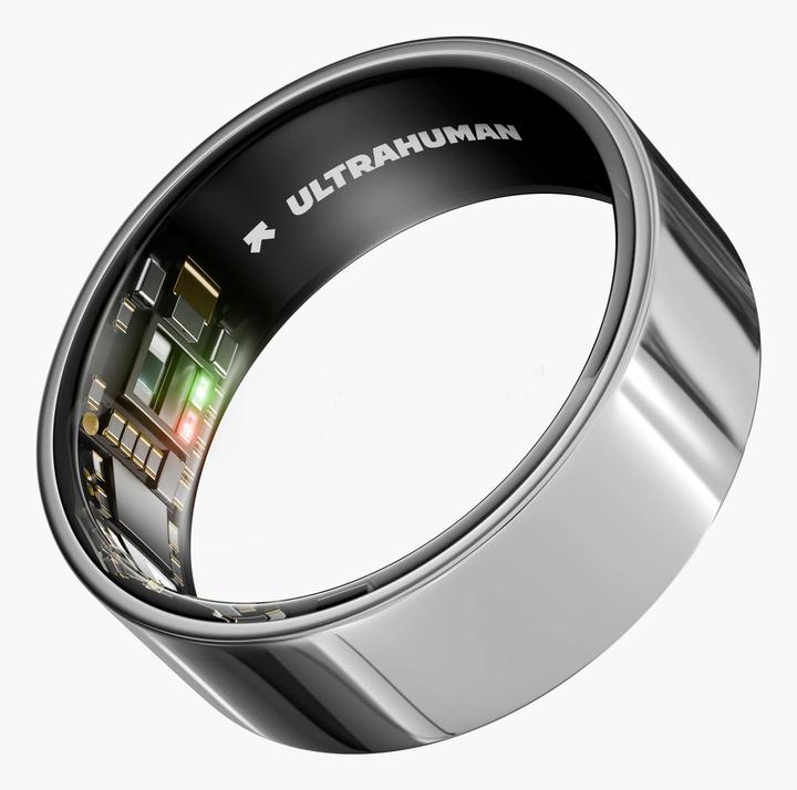 Ultrahuman Ring AIR Space Silver - Size 14 (14, Space Silver)