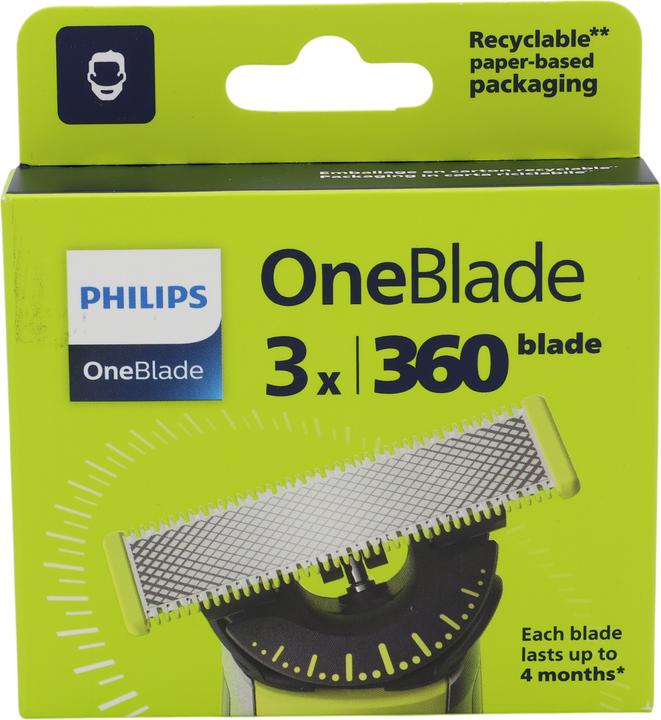 Actual product image Philips OneBlade Klinge 360 (3x)
