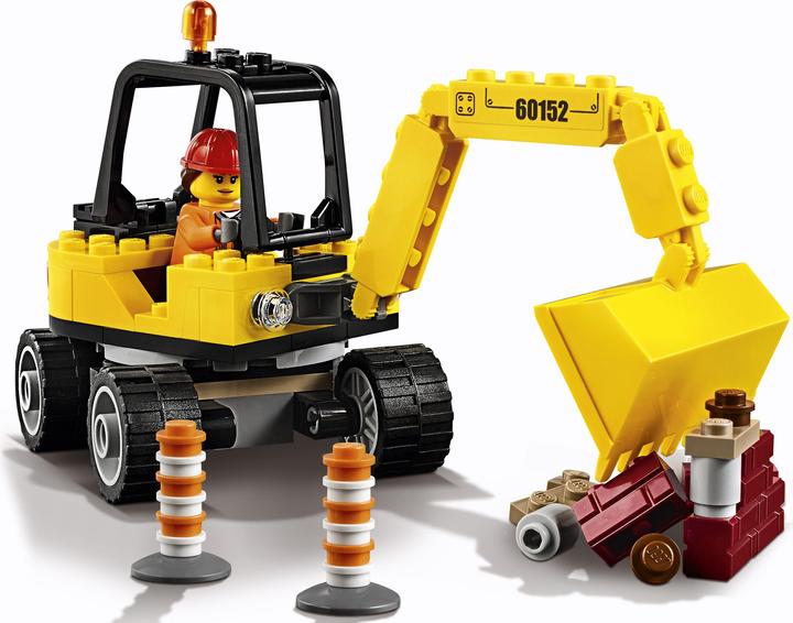 Immagine prodotto LEGO Pulitori stradali ed escavatori (60152, LEGO City)