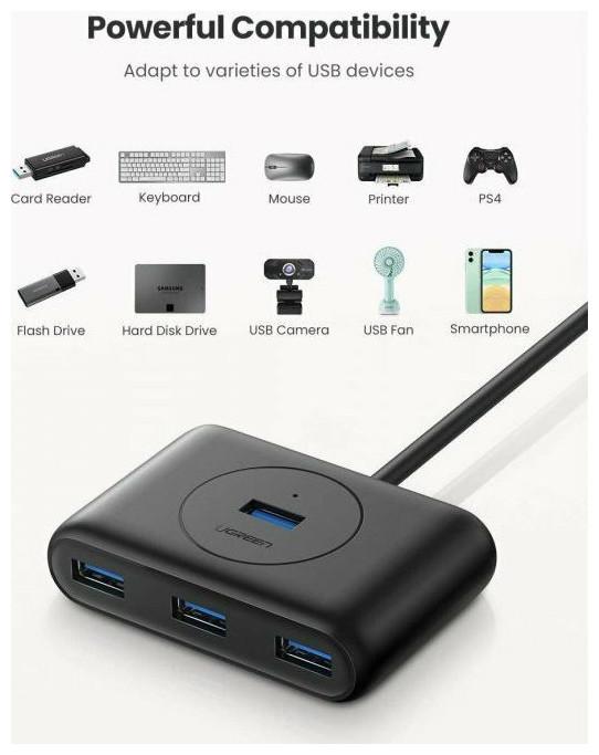 Produktbild Ugreen Hub USB 3.0 4in1 (USB-A, 4 Ports)