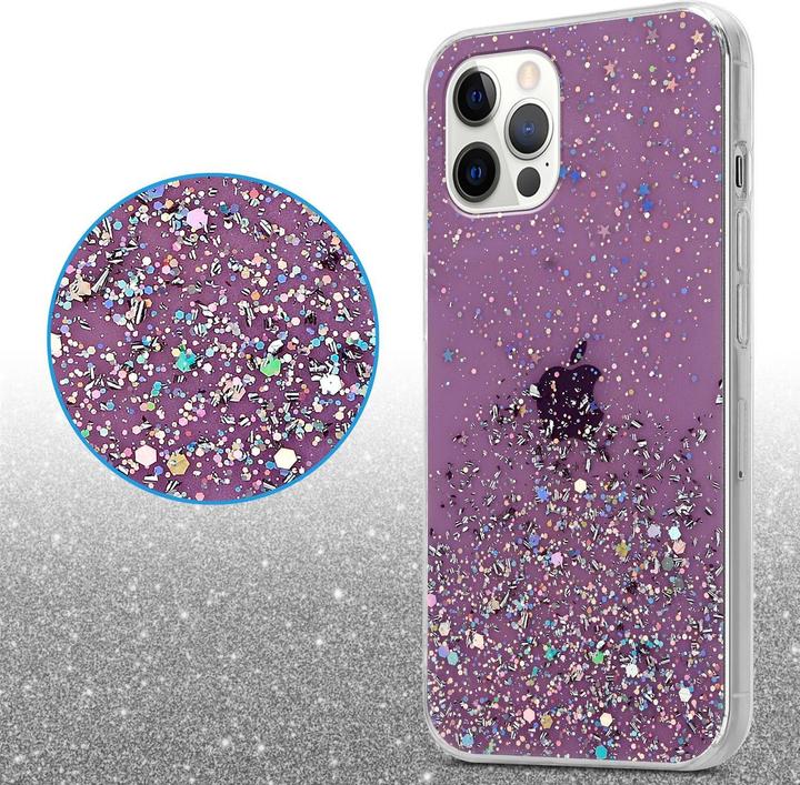 Actual product image Cadorabo TPU cover sparkling glitter (Apple iPhone 12 Pro Max)
