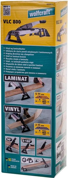 Image du produit wolfcraft Découpeuse de vinyle et de stratifié VLC 800 (Taille-bordures)