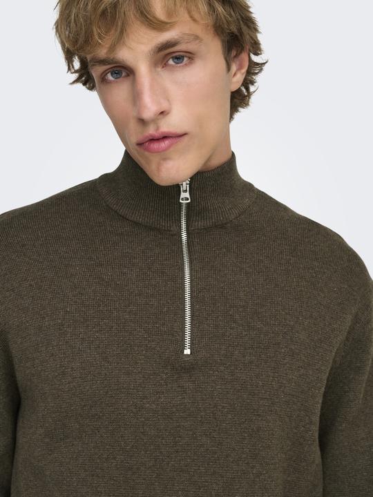Produktbild Only & Sons Onsting Life Reg Half Zip Knit Noos (M)