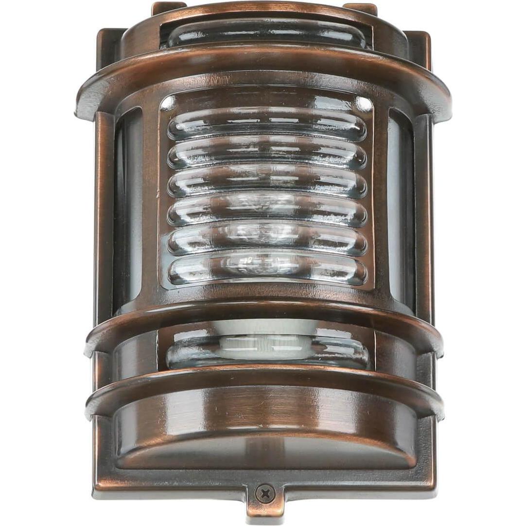 Licht-Erlebnisse, Gartenbeleuchtung, Wandlampe Gracia Messing (E27, IP64)