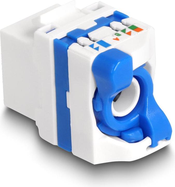 Produktbild Delock Keystone Modul RJ45 Buchse zu LSA Cat.6A werkzeugfre (Keystone Modul)