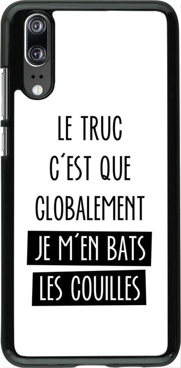 Actual product image PhoneLook Coque Le truc globalement bats les couilles (Huawei P20)