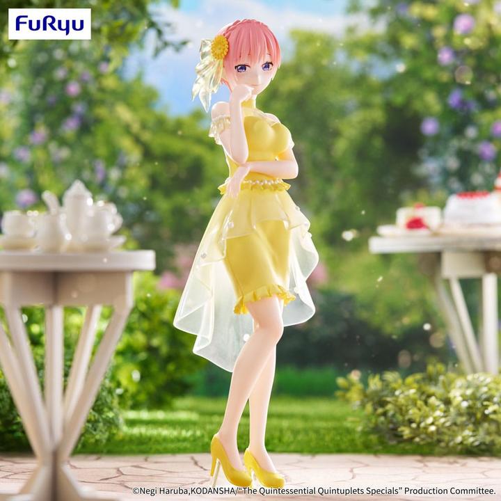 Actual product image Furyu The Quintessential Quintuplets Trio-Try-iT PVC Statue Nakano Ichika Pastel Dress Ver. 21 cm