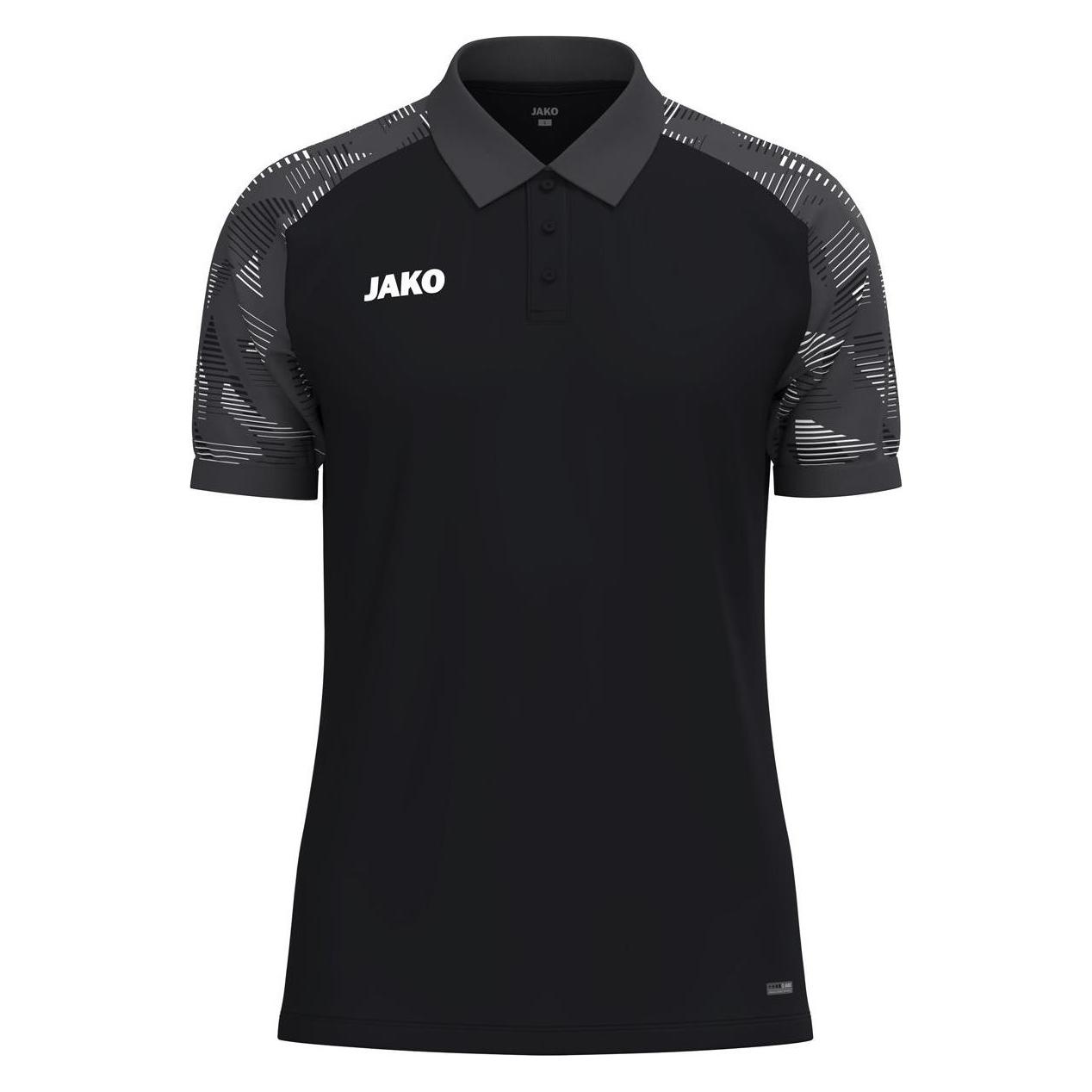 Jako, Unisex, Sportshirt, Polo Sonic (Xxl), Schwarz, Grau, Xxl
