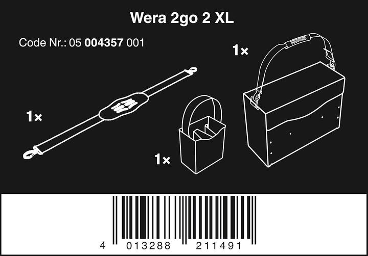 Actual product image Wera 2go 2 XL