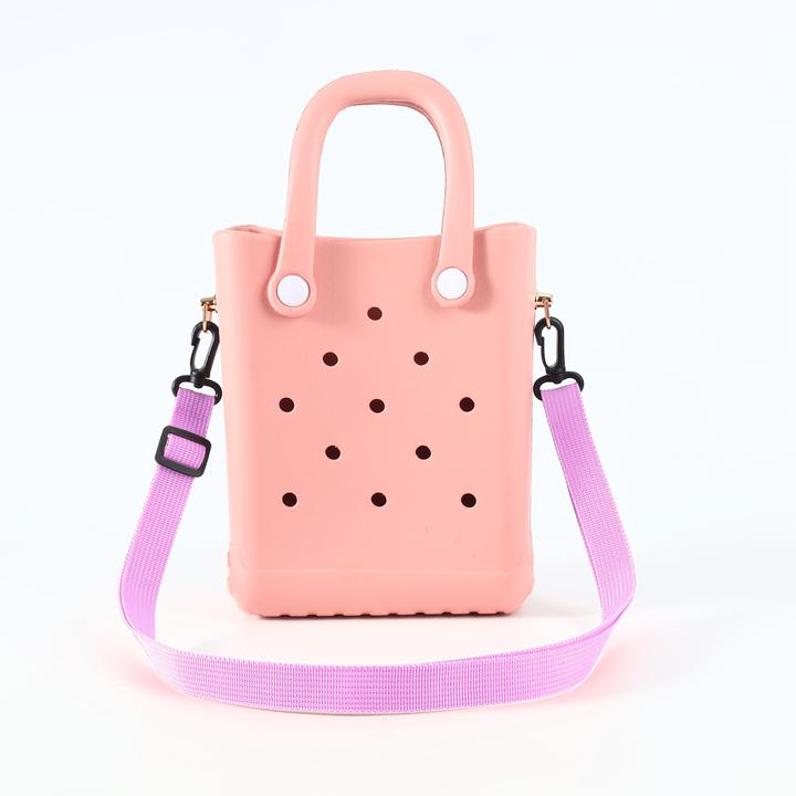 Actual product image Only-Bags.Store 1 Stück Mini Sommer Strandtasche, EVA Loch Reisetasche, Outdoor Sport Pool Boot Hochwertige