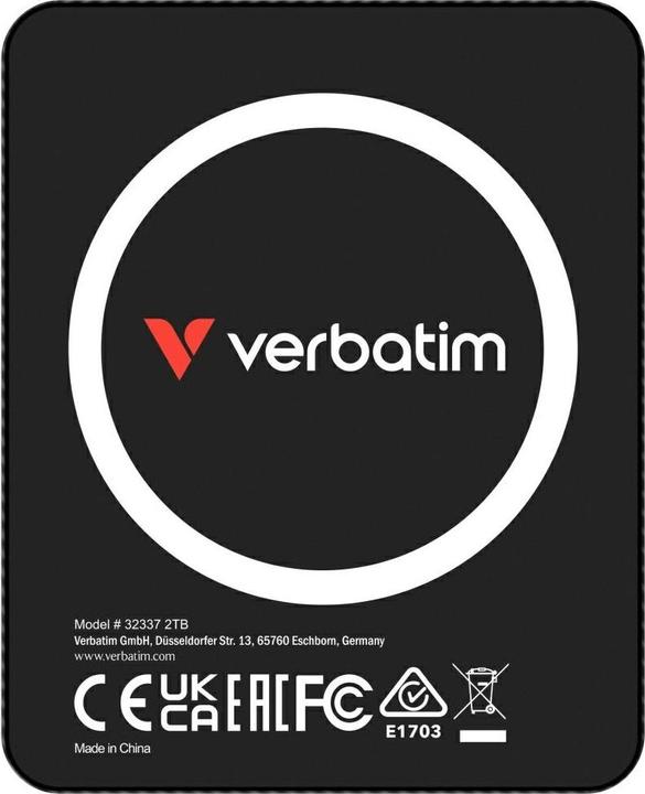 Produktbild Verbatim SSD 2TB SnapBack Ultra Slim SSD 2TB black (2 TB)