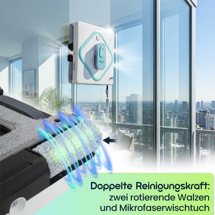 Actual product image Ideoon Smart AI window cleaning robot