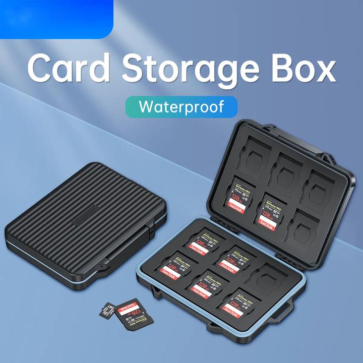 Only-Bags.Store Memory Card Sleeve Micro SD Card Storage Holder Case Waterproof Soft Lining for HDD/CF/SD Card