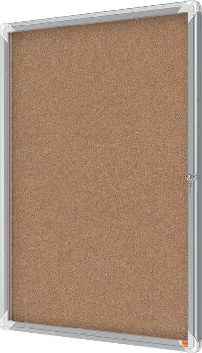 Actual product image Nobo Lockable Notice Board Premium Plus Indoor Cork (Bulletin board, 21 x 30 cm)