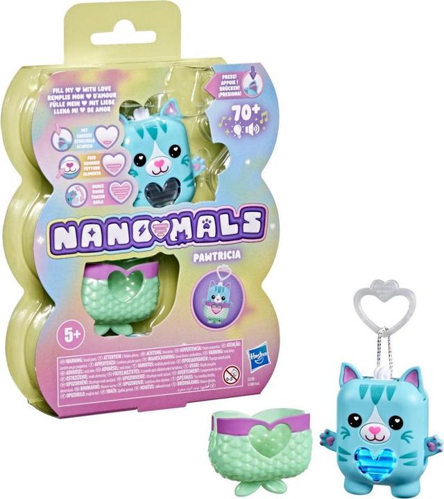 Actual product image Hasbro Nano-Mals Elektronische Fidget-Tierchen
