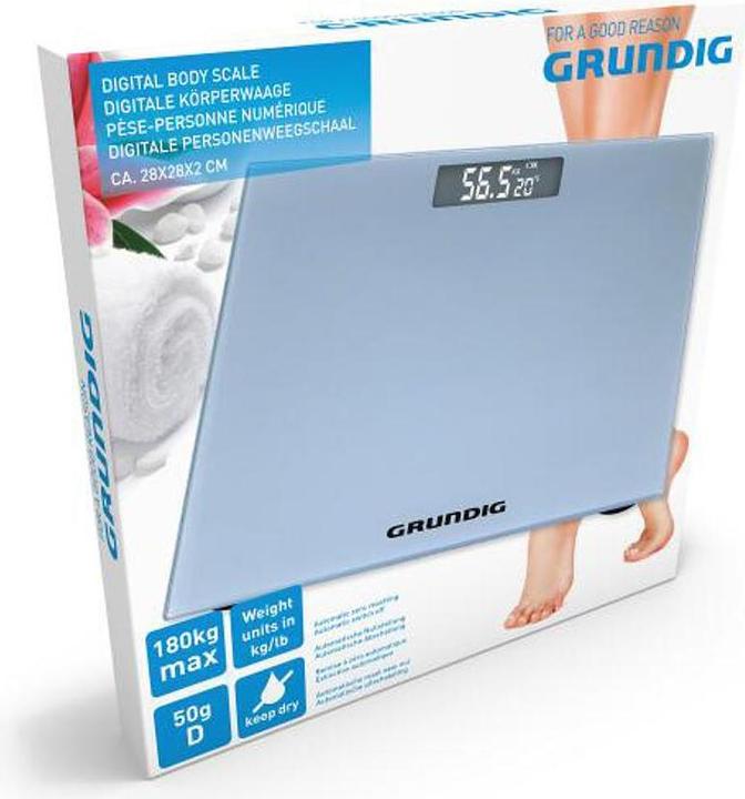 Produktbild Grundig Body scale white 28x28x2,2cm (180 kg)
