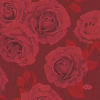 Produktbild Duni Servetten Rich Roses 24X24 Cm (24 x 24 cm)
