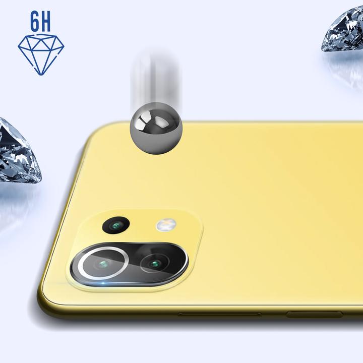 Actual product image 3MK Camera protection glass, camera glass (1 Piece, Xiaomi Mi 11 Lite)