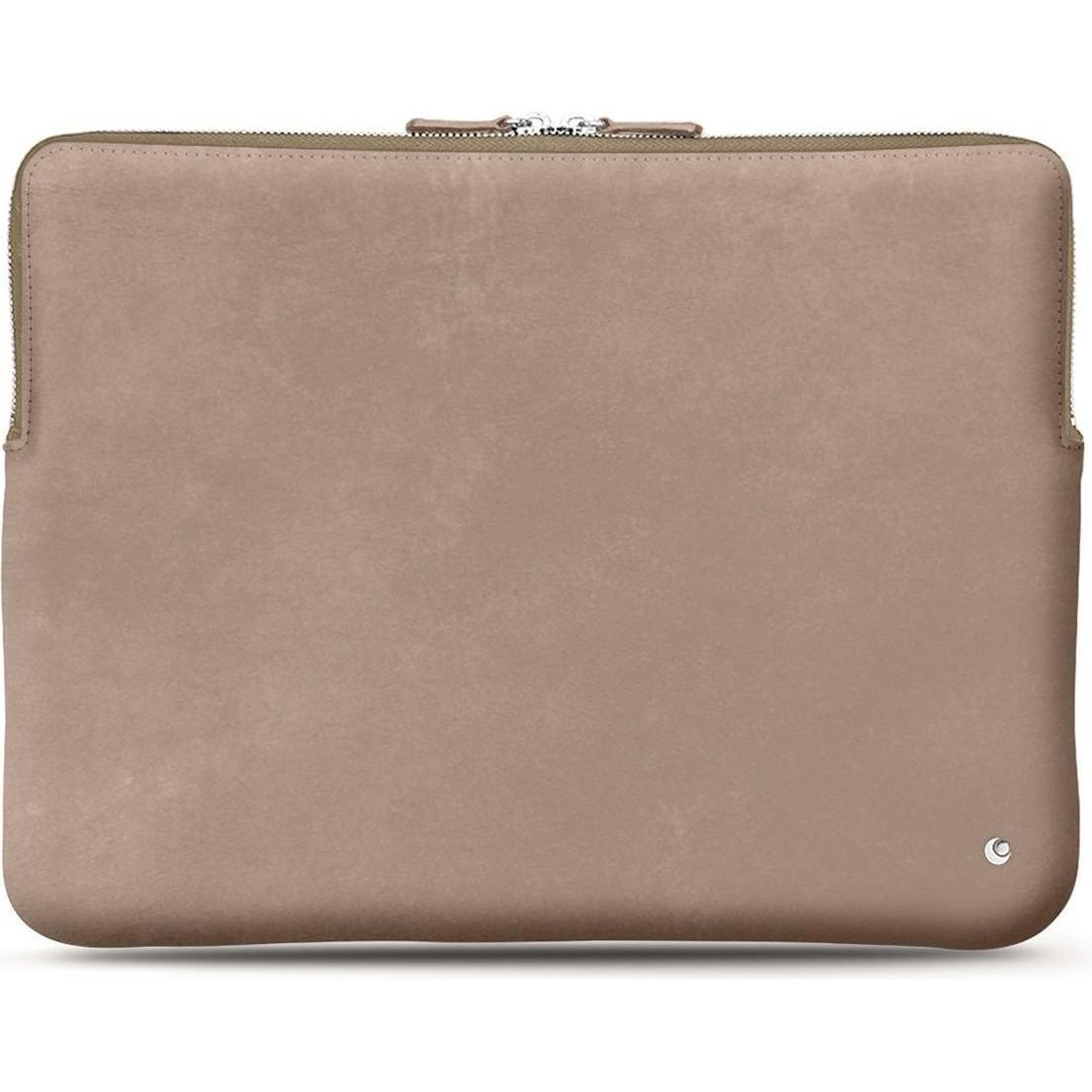 Noreve Lederhülle, Notebooktasche, Beige