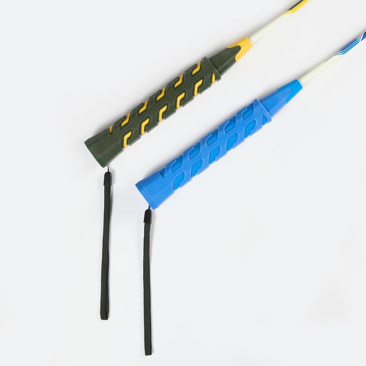 Produktbild Perfly Badminton-Schlägerset Erwachsene leuchtend - BR190 Flex Set Nite blau/gelb
