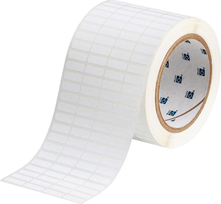 Actual product image Brady THT-1-459-10, Polyester, White, matt, 19.05 x 6.35 mm, permanent, 4-lane (10000 E. ) (1.91 cm)