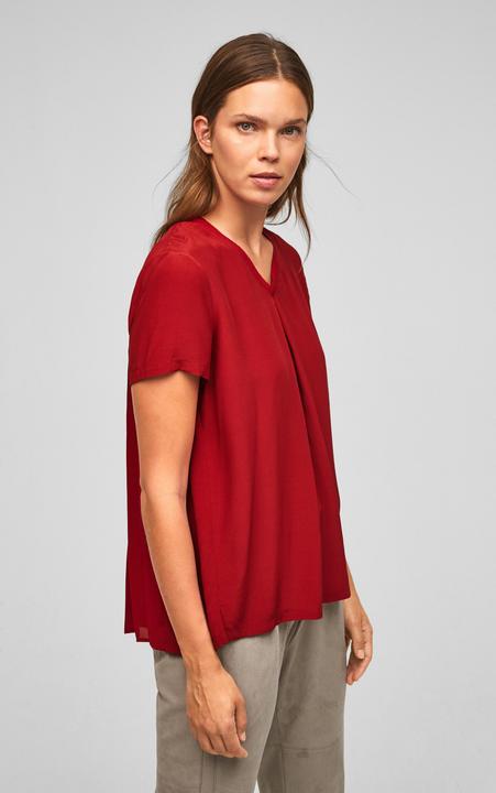 Produktbild S.Oliver Bluse Viskosebluse mit Falteneinsatz (34)